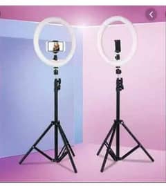 One Mobile Stand One Tiktok light and One Wireless BluetoothMicrophone