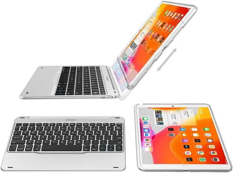 Arteck iPad 9th Gen (10.2-inch, 2021) Keyboard Case, - Computer ...