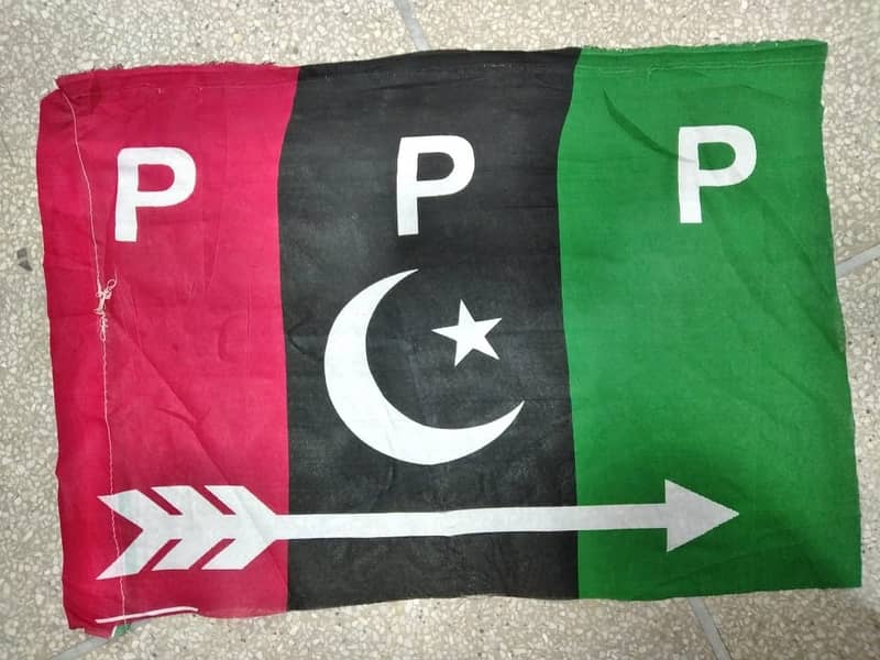 PP P flag for Rally,for car, top roof,badge, cap, delivery from Lahore 6