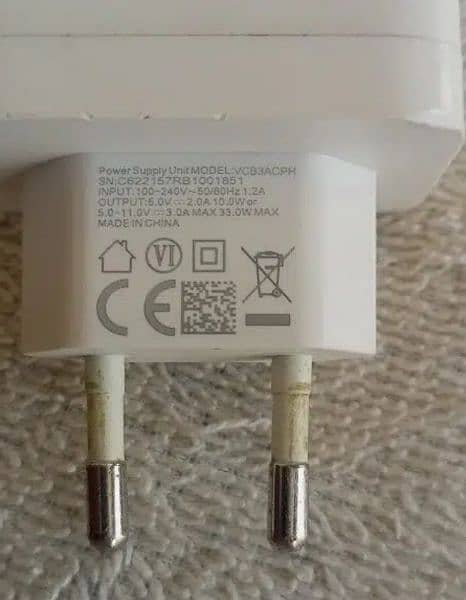 Oppo a95 a96 a76 f19 ka 33 wat charger 03129572280 3