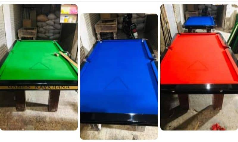 Pool table 8 ball billiard snooker indoor games sports soccer foosball 3