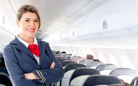 Female airhostess and female office staff required at airpot office