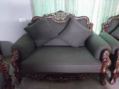 High quality  sofa pure solid wood 3-2-1