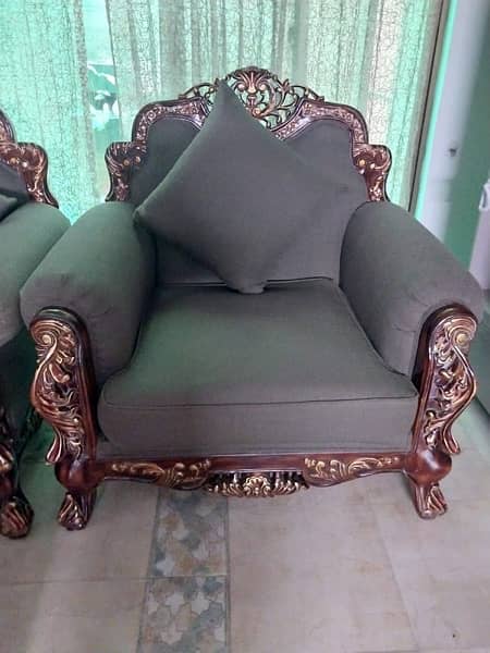 High quality  sofa pure solid wood 3-2-1 1