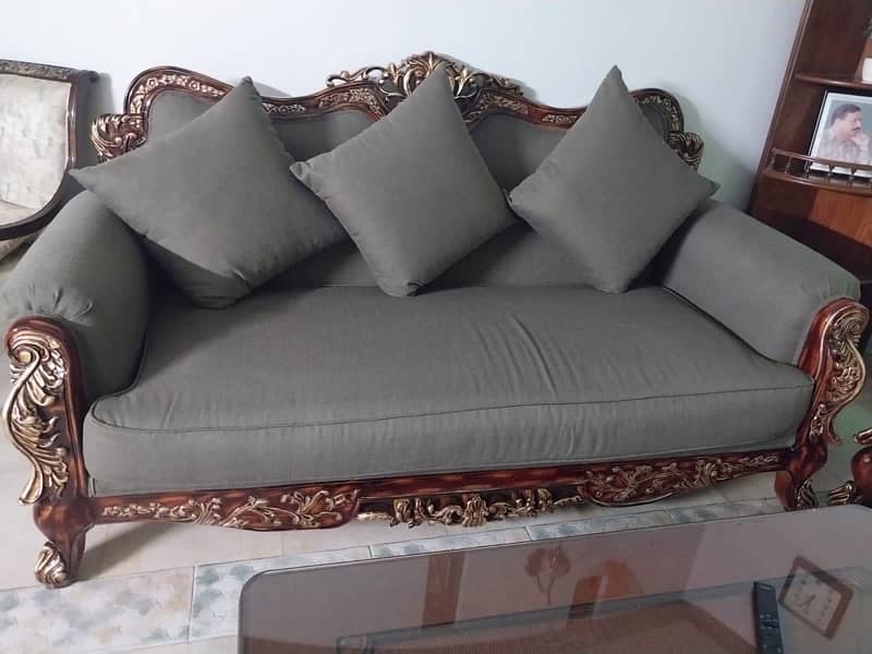 High quality  sofa pure solid wood 3-2-1 5