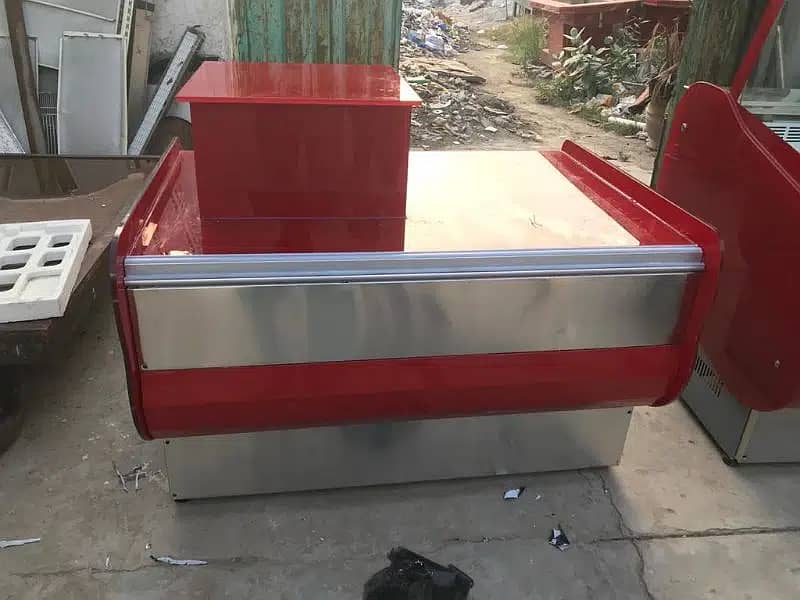 Latest Meat Chiller Display Counter Freezer /meat display counter 4