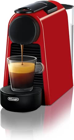 Coffee Maker Machine Nespresso Essenza Mini, (Red Colour)