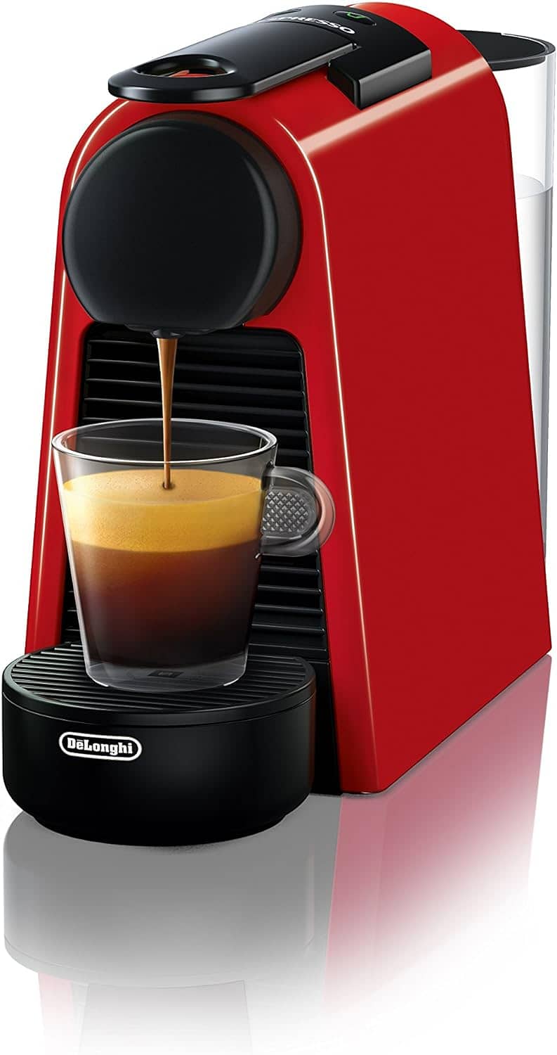 Coffee Maker Machine Nespresso Essenza Mini, (Red Colour) 0