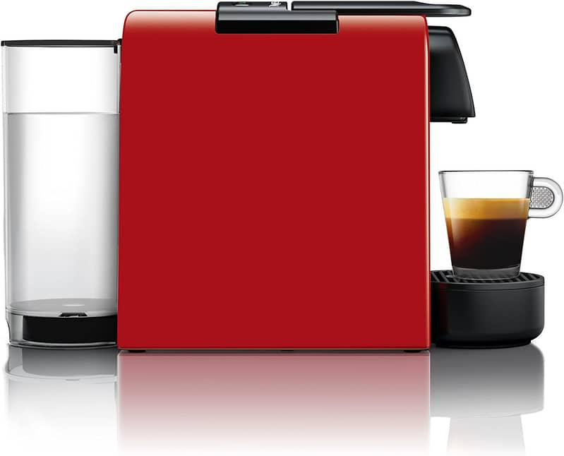 Coffee Maker Machine Nespresso Essenza Mini, (Red Colour) 5