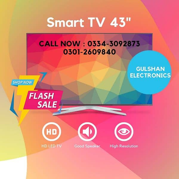 43 INCH SMART LED TV WITH WIFI AND MOBILE WIRELESS DISPLAY OPTION 4