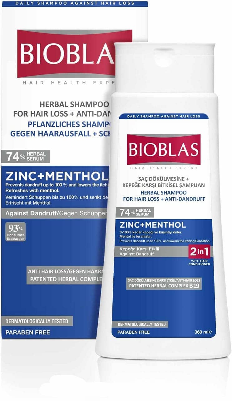 bioblas shampoo hair care fall growth Medicated Herbal anti dandruff 9