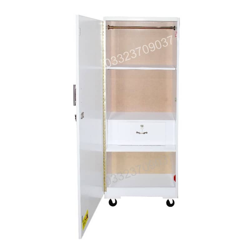 D2 69x 22 Inch Single Door Wooden Cupboard with shelfs Wardrobe almari 2