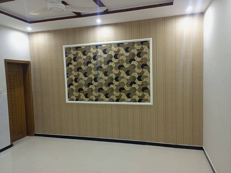 Wallpaper pvc panel wooden floor vinyl floor window blind 9