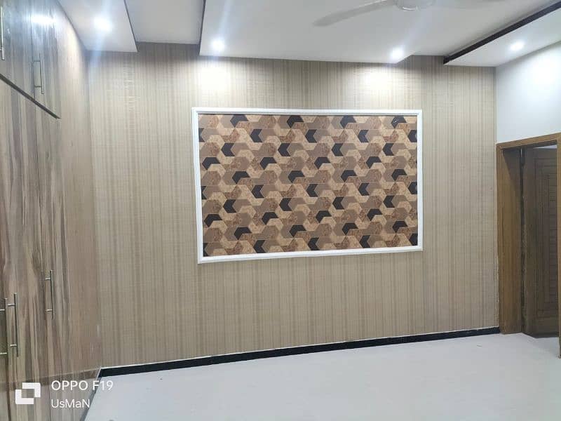 Wallpaper pvc panel wooden floor vinyl floor window blind 10