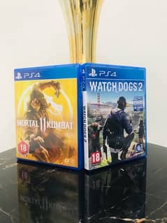 WATCH DOGS 2 PS4+MORTAL COMBAT 11 PS4