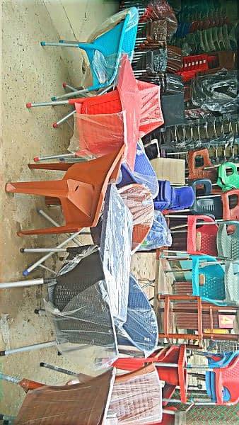 Pure plastic rattan chair 6
