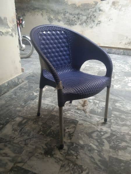Pure plastic rattan chair 7