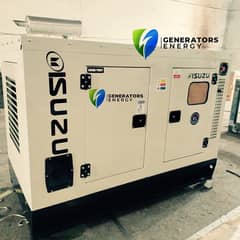 Generators 15kva to 100KVA ISUZU Generator with Canopy Branded