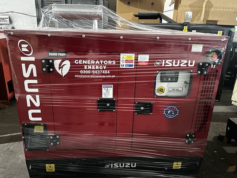 Generators 15kva to 100KVA ISUZU Generator with Canopy Branded 2