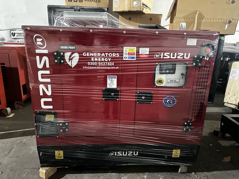 Generators 15kva to 100KVA ISUZU Generator with Canopy Branded 3