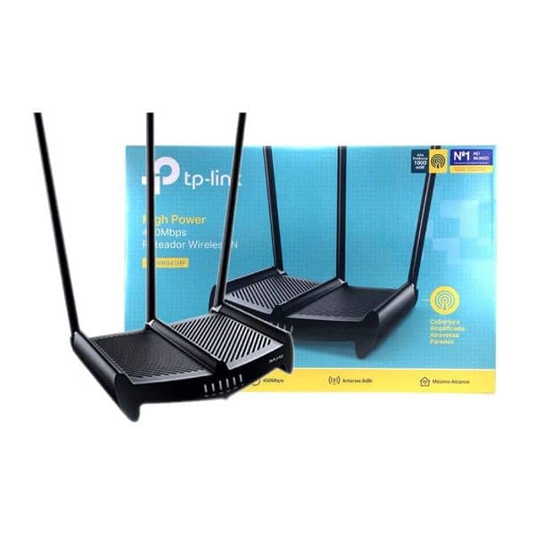 TPLink WR941hp wall breaking router with complete box 0
