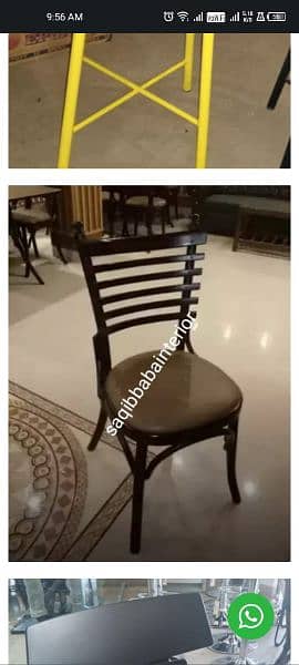 dining chair, coffee chair, restaurant chair, Cafe chair table 6
