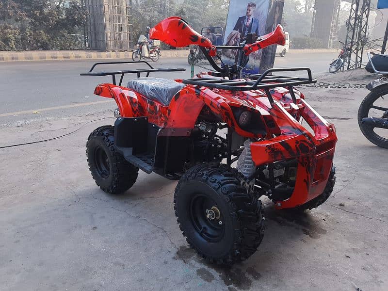 110cc Jeep quad atv 4 wheels dubai import delivery all Pakistan 6