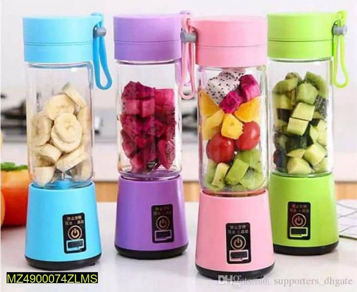 portable usb mini electric juicer blender mixer 0