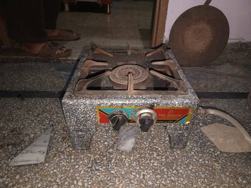 Double valve single stove with big burner 1