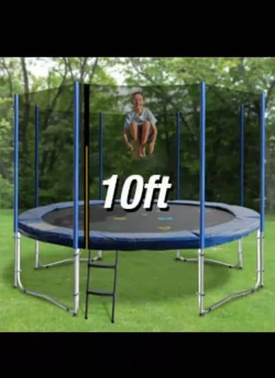 12 ft Trampoline with safty net 03074776470