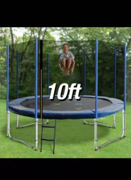 12 ft Trampoline with safty net 03074776470 2