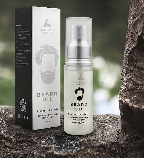 Professional Beard Growth Oil - Procapil and Biotin - Beard Patches 2