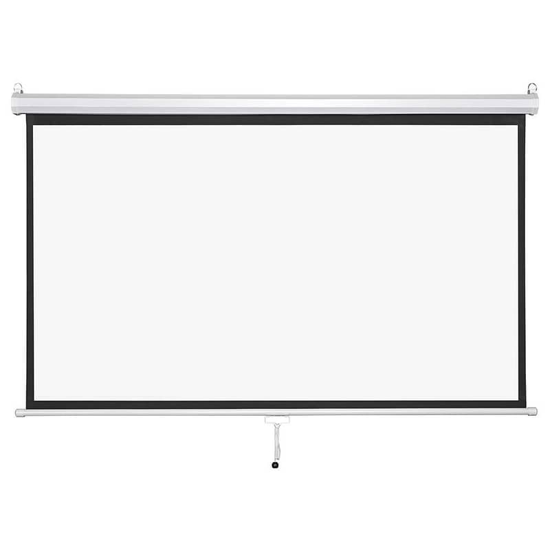 manual projector screen pull down projector screen wall screen 90 inch 0