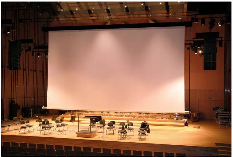 manual projector screen pull down projector screen wall screen 90 inch 1