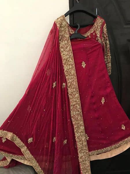 Minal khan bridal dress design 7