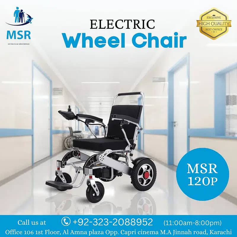 Electric Wheelchair Available in Islamabad | Best Price | Reclining 8