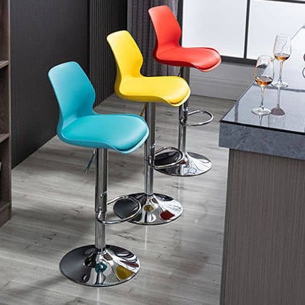 Imported Bar kitchen Reception Stools Hydraulic leather Chairs 1