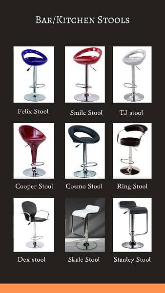 Imported Bar kitchen Reception Stools Hydraulic leather Chairs 13