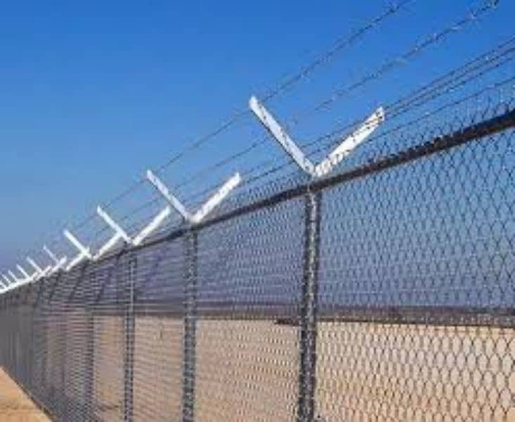All Type Razor Wire & Mesh Available on best price - Electric Fence 6