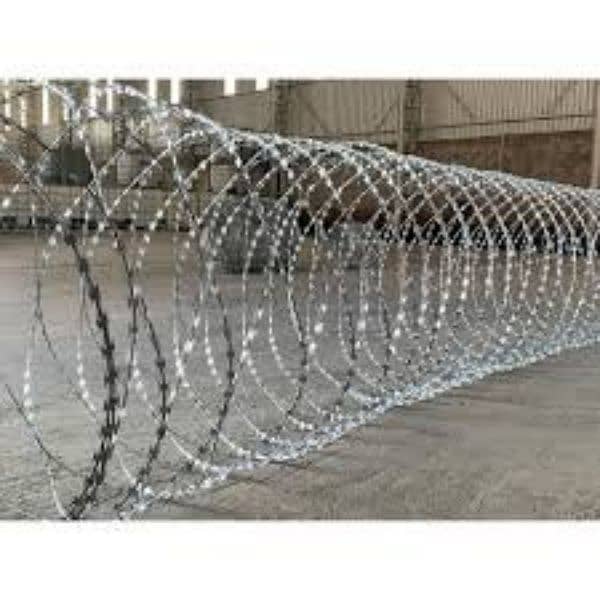 Barbed Mesh - Razor Wire - Electric Fence - Chain Link -Jali low price 5