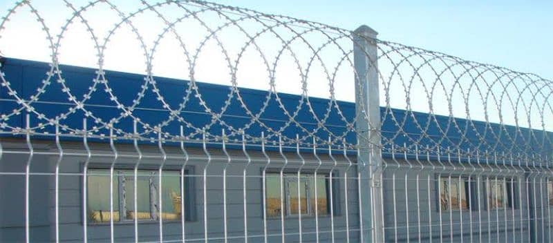 Barbed Mesh - Razor Wire - Electric Fence - Chain Link -Jali low price 8