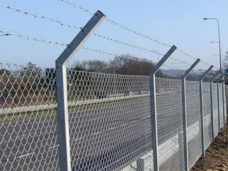 Barbed Mesh - Razor Wire - Electric Fence - Chain Link -Jali low price 10
