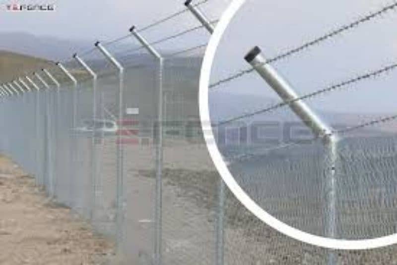 Barbed Mesh - Razor Wire - Electric Fence - Chain Link -Jali low price 11