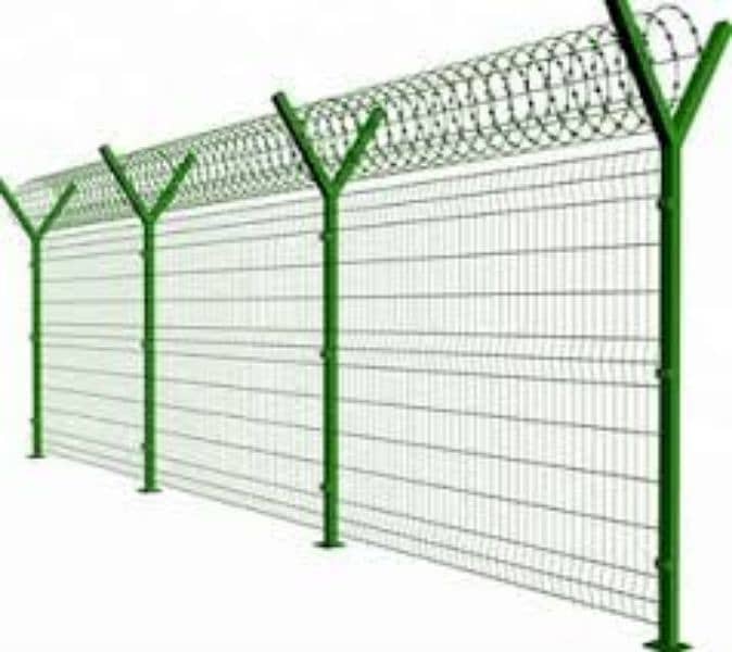 Barbed Mesh - Razor Wire - Electric Fence - Chain Link -Jali low price 12