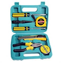 9 in 1 Tool Set Tool Kit 9pcs Socket Ratchet Car Repair Tool Case Prec 0