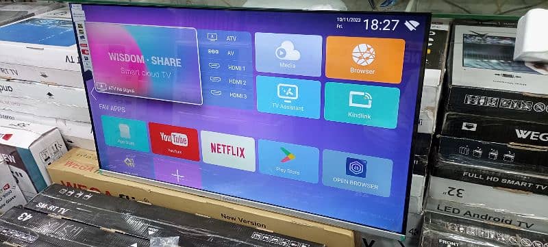 LED TV 32" INCH SAMSUNG SMART 4k UHD NEW MODEL BOX PACK 2