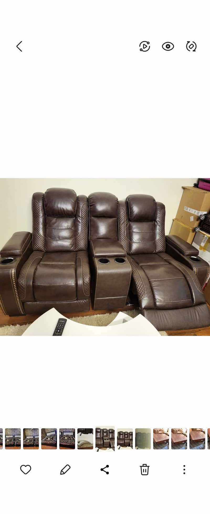 High life recliners sofa with dual motor 1