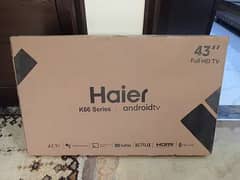 New Haier LED Androidtv 43" inch