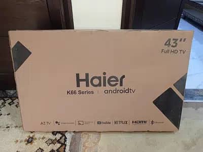New Haier LED Androidtv 43" inch 0