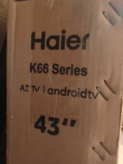 New Haier LED Androidtv 43" inch 2